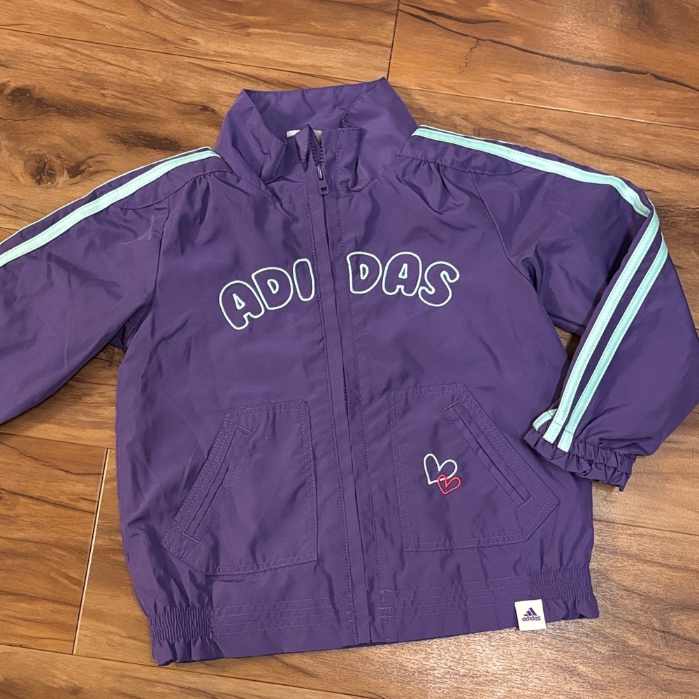 Adidas Toddler Girl Windbreaker Jacket 24M